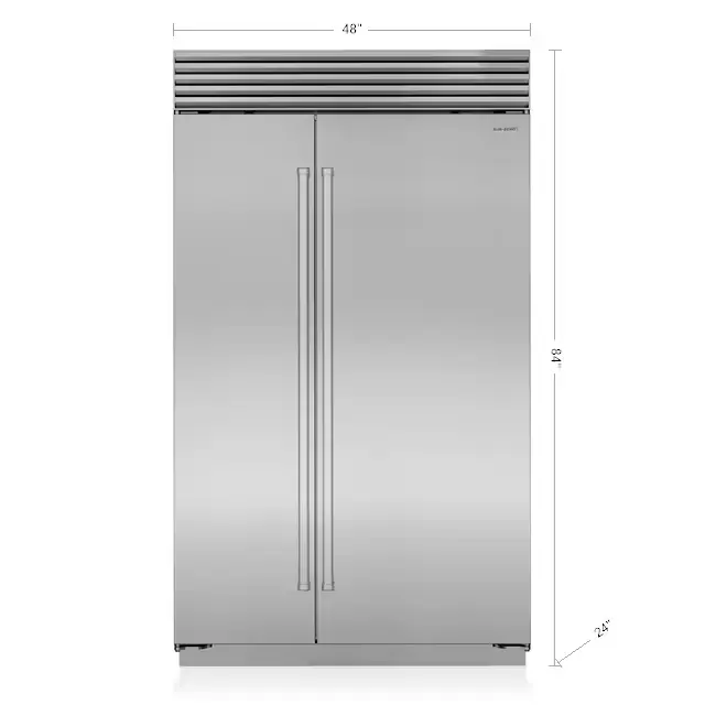 Professional Sub-Zero refrigerator repair technician servicing appliance in Boulder Colorado